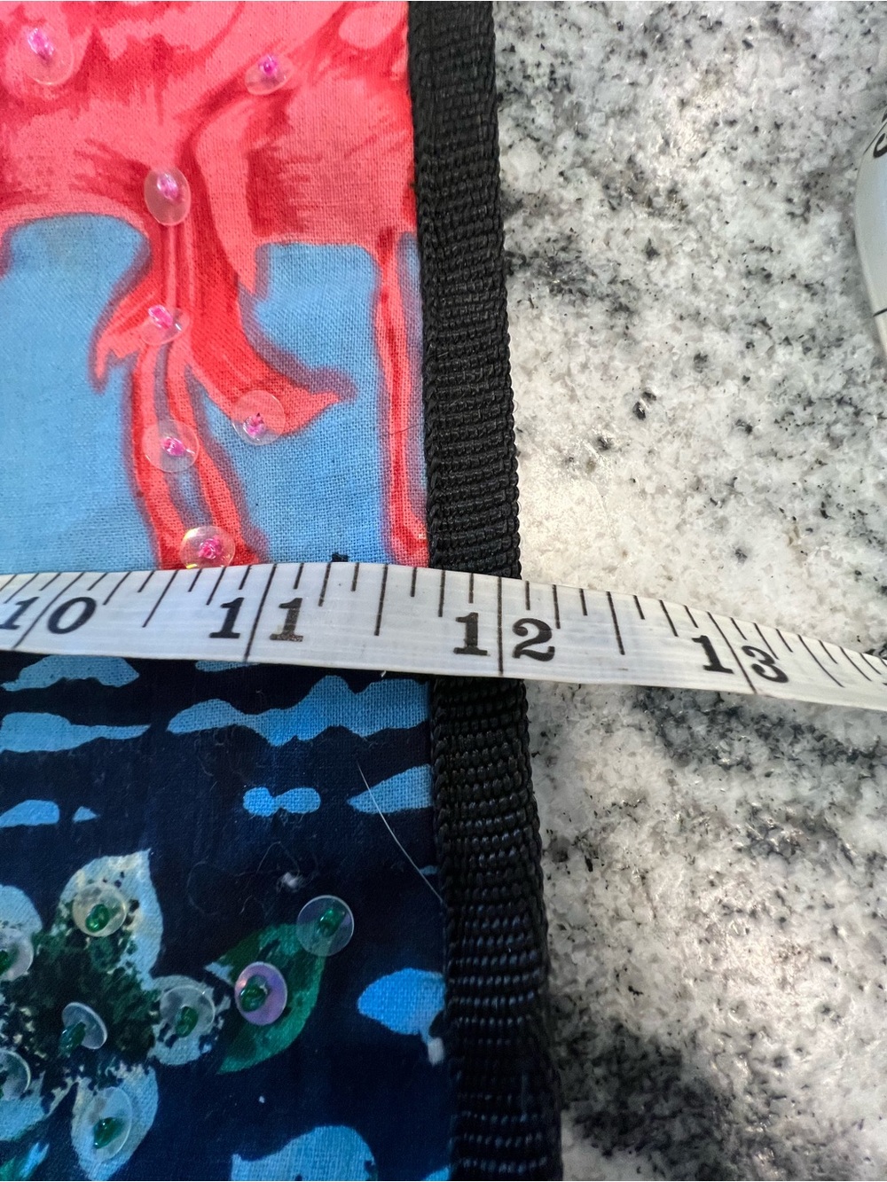 Beach 🦩Flamingo Tote Bag- Sequin Embellishment on one side, Strong straps - Picture 11 of 12